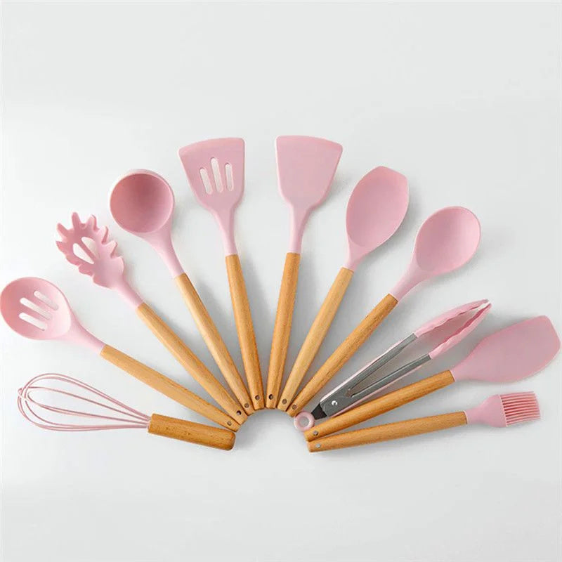 12-Piece Silicone Kitchen Utensil Set