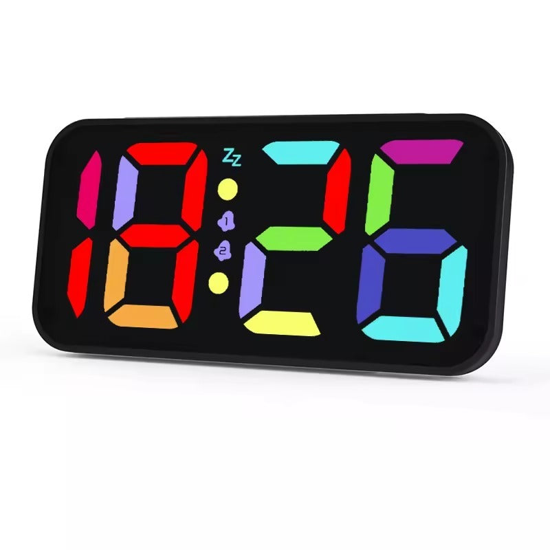 LED Mirror Table Clock