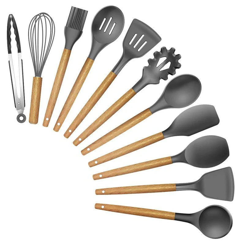 12-Piece Silicone Kitchen Utensil Set