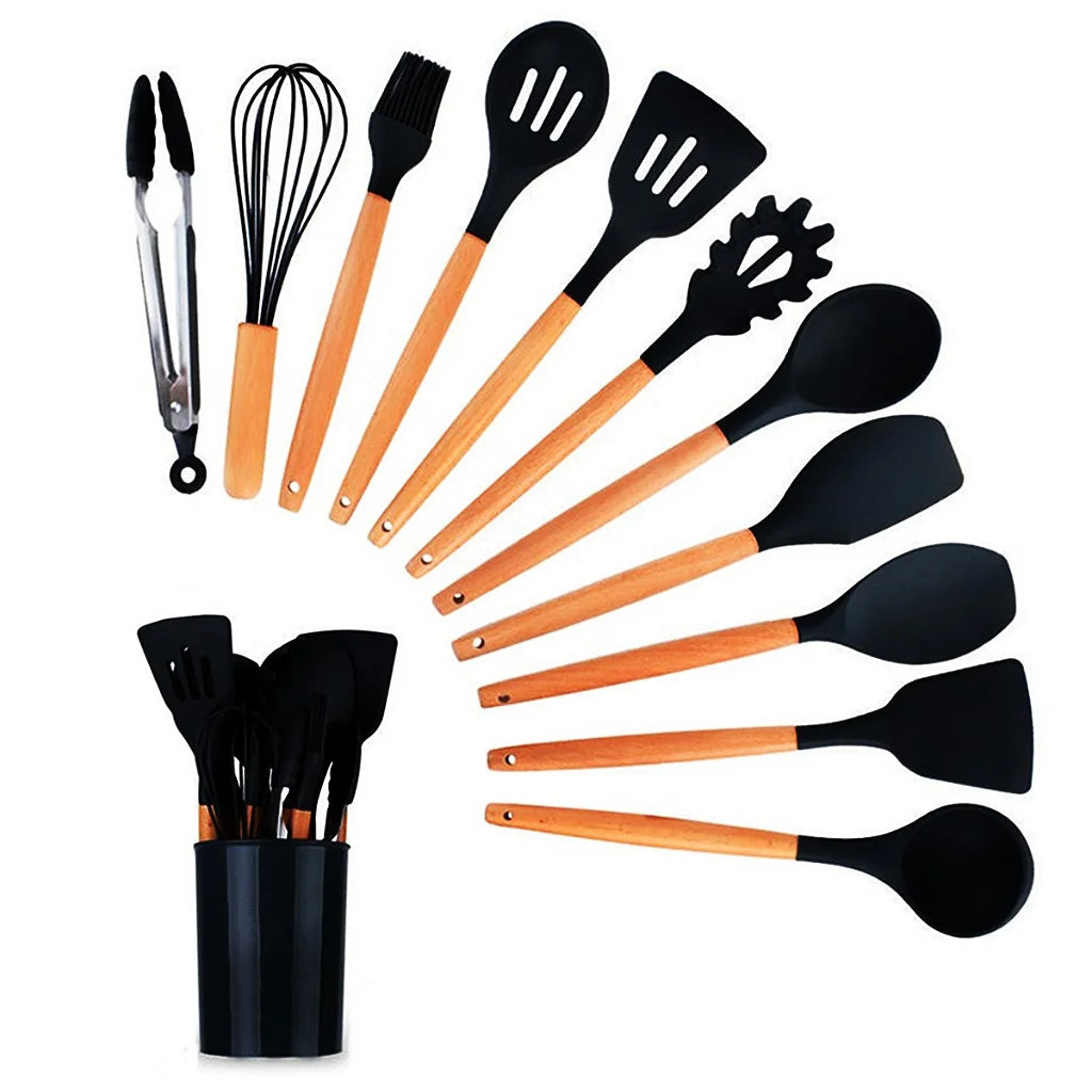 12-Piece Silicone Kitchen Utensil Set