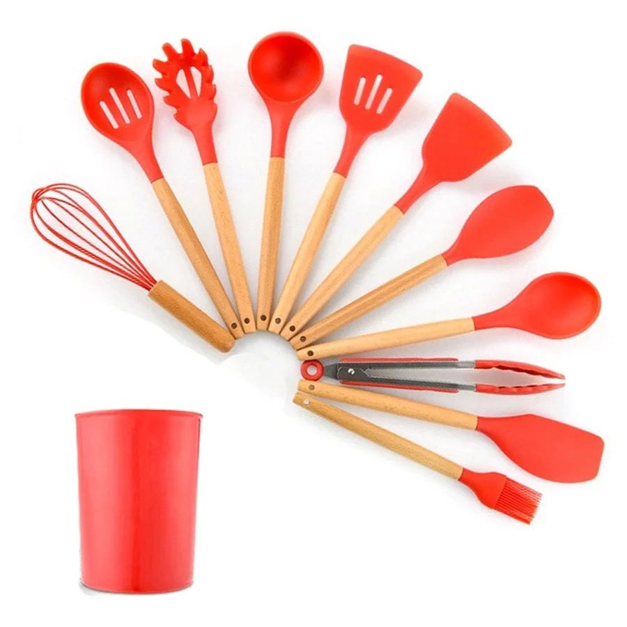 12-Piece Silicone Kitchen Utensil Set