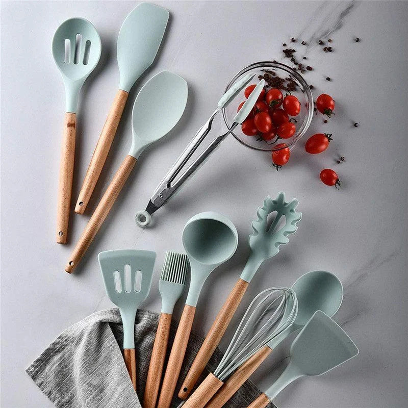 12-Piece Silicone Kitchen Utensil Set