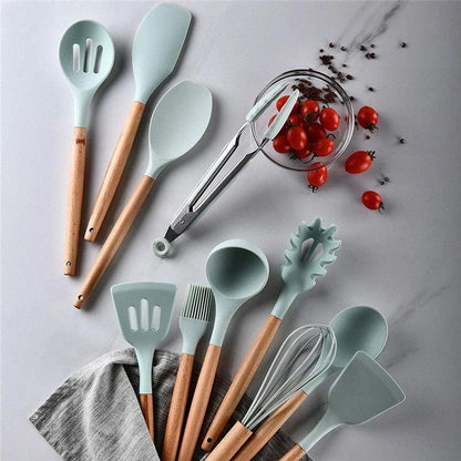 12-Piece Silicone Kitchen Utensil Set